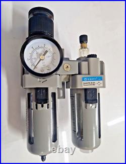 1/4 Bsp Air Regulator Filter & Lubricator Ports 2000 Litre Per Min Flow