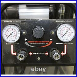 100 Litre Belt Drive Air Compressor Front Control Panel 3hp Electric Motor
