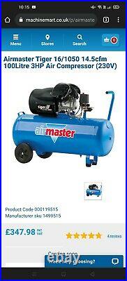 100 liter air compressor