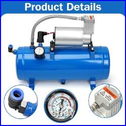 120 Psi Air Compressor With 6 Liter Tank For Air Horn Train Truck Rv With5m Hose 120 Psi Air Compressor With 6 Liter Tank For Air Horn Train Truck Rv With5m Hose