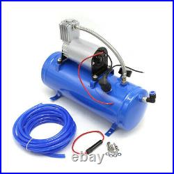 12V Air Compressor 150Psi with 6 Liter Tank Air Horn Train Truck Boat Air System