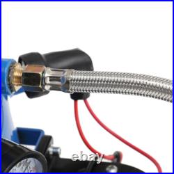 12V Train Air Horn Kit 150dB 3 Trumpet with 6 Liter Tank 150PSI Air Compressor