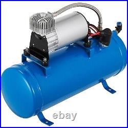 150 Psi DC 12v Air Compressor With 6 Litre Tank For Train Horns Free Shipping