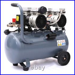 1500w Silent Portable 50L Litre Air Compressor 3.5HP Oil Free 8 Bar / Low Noise