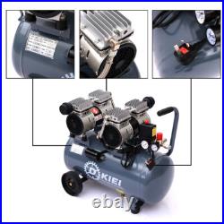 1500w Silent Portable 50L Litre Air Compressor 3.5HP Oil Free 8 Bar / Low Noise 1500w Silent Portable 50L Litre Air Compressor 3.5HP Oil Free 8 Bar / Low Noise