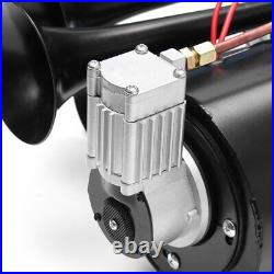 150DB Air Compressor 4 Trumpet With 6 Liter Tank 12V For Train Air Horn Kit