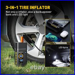 150PSI 12V Electric Cordless Car Tyre Inflator Pump Portable Air Compressor Pump