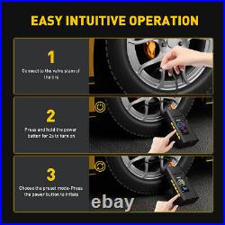 150PSI 12V Electric Cordless Car Tyre Inflator Pump Portable Air Compressor Pump