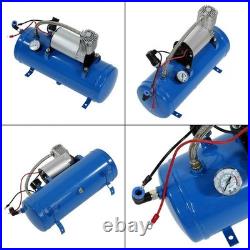 150psi 12V Air Compressor With 6 Liter Tank Tyre Inflator Pump For Air Horn 150psi 12V Air Compressor With 6 Liter Tank Tyre Inflator Pump For Air Horn