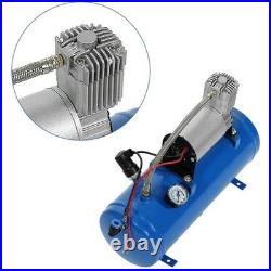 150psi 12V Air Compressor With 6 Liter Tank Tyre Inflator Pump For Air Horn 150psi 12V Air Compressor With 6 Liter Tank Tyre Inflator Pump For Air Horn