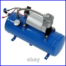 150psi 12V Air Compressor With 6 Liter Tank Tyre Inflator Pump For Air Horn T UK