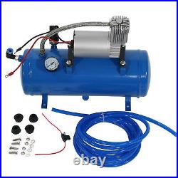 150psi 12V Air Compressor With 6 Liter Tank Tyre Inflator Pump For Air Horn T UK