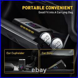 1x 12V Car Tyre Inflator Pump Digital Portable Tyre Air Compressor Pump Electric