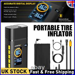 1x 12V Car Tyre Inflator Pump Digital Portable Tyre Air Compressor Pump Electric