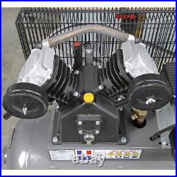 200 Litre Belt Drive Air Compressor Front Control Panel 3-Phase 3hp Motor