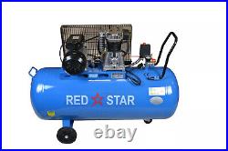 200L Air Compresso Ltr Litre 8 CFM 4HP 8 Bar Engine Gauge Portable 115 psi 220v