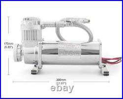 200Psi Air Compressor With 8 Liter Tank 12V For Air Horn Train Truck Rv Pick Up