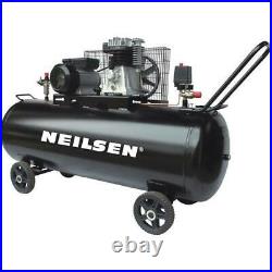 230 Litre Electric Air Compressor 3HP Belt Driven 230V (Genuine Neilsen CT1621)