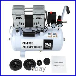 24 Litre Air Compressor 1HP 9.6 CFM Bimson Power Oil Free UK 900W 1600 PR