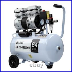 24 Litre Air Compressor 1HP 9.6 CFM Bimson Power Oil Free UK 900W 1600 PR