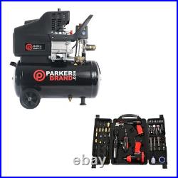 24 Litre Air Compressor 9.6 CFM & Tool Kit Package 24 Litre Air Compressor 9.6 CFM & Tool Kit Package