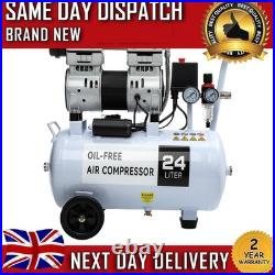 24 Litre Air Compressor Bimson Power 1HP 118 PSI GEARZAAR Low Noise 1600 PR