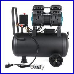 24L Air Compressor Oil Free 8Bar 1500W 1.5HP 24 Litre Low Noise Oil Free
