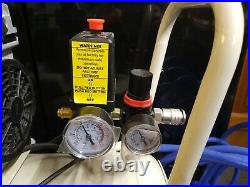24L Ltr Litre Air Compressor Silent Portable Oil Free 1HP 100PSI 7BAR 230v +hose