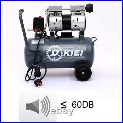 25 Litre 2.5HP 8CFM Garage Shop Quiet 60dB Air Compressor Portable Oil Free Pump