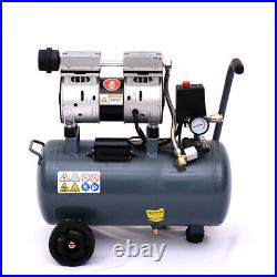 25 Litre Air Compressor Electric Tank Quiet Silent Portable Oil Free 8bar 116psi