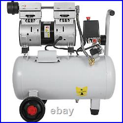 25 Litre Air Compressor Oil Free 750W 58 dB Silent Compressed Air for Workshops