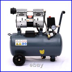 25 Litre Mobile Air Compressor 8CFM 60dB Silent Oilless Inflator Pump Powerful