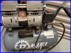 25 Litre Oilless Silent Air Compressor 2.5 HP 8 CFM 60db Quite Portable Garage