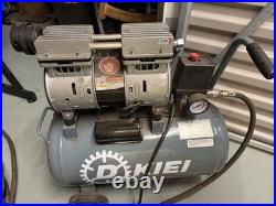 25 Litre Oilless Silent Air Compressor 2.5 HP 8 CFM 60db Quite Portable Garage