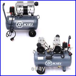 25 Litre Oilless Silent Air Compressor Garage Workshop Inflator Pump 2.5 HP 8CFM