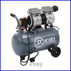 25L Air Compressor Litres Oil Free Low Noise 2.5HP 8Bar 120psi 8CFM 114L/min