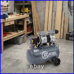 25L Air Compressor Litres Oil Free Low Noise 2.5HP 8Bar 120psi 8CFM 114L/min