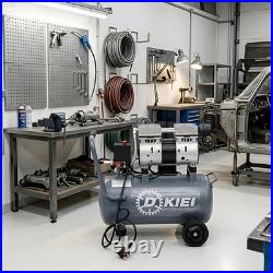 25L Air Compressor Litres Oil Free Low Noise 2.5HP 8Bar 120psi 8CFM 114L/min