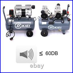 25Litre Garage Oilless Silent Air Compressor Portable 2.5 HP 8 CFM 60db 1400RPM