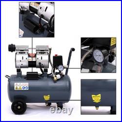 25Litre Garage Oilless Silent Air Compressor Portable 2.5 HP 8 CFM 60db 1400RPM