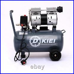 25Litre Garage Oilless Silent Air Compressor Portable 2.5 HP 8 CFM 60db 1400RPM