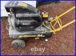 £350 RRP Sealey 24-liter direct-drive air compressor, model SAC2420E110V. V3