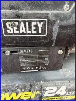 £350 RRP Sealey 24-liter direct-drive air compressor, model SAC2420E110V. V3