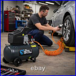 50-Litre 2HP Workshop Air Compressor 6.5 CFM Performance with Included Kit
