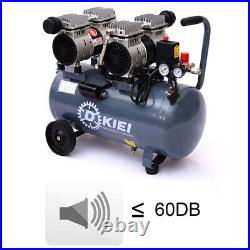 50 Litre Air Compressor 3.5HP 9.6CFM Silent 60dB 8bar Oil Free Air-compressor