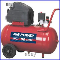 50 Litre Direct Drive Air Compressor 2hp Motor Automatic Pressure Cut-Out