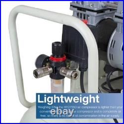 50 Litre Portable Air Compressor 11CFM/118psi Oil Free Low Noise Electric 2hp