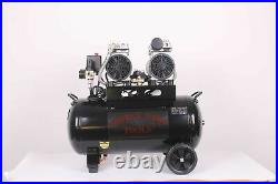50 Litre Silent Air Compressor Oil Free Low Noise 50l DIRTY PRO TOOLS RRP £349