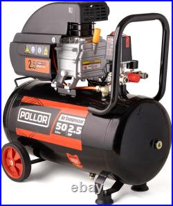 50L Air Compressor 9.6 CFM 2.5HP 8 Bar 115psi Direct Drive 50 Litre Tank (50L)