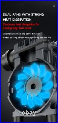 50L Air Compressor Litres Oil Free Low Noise 4HP 8Bar 116psi 14.8CFM 420L/mi